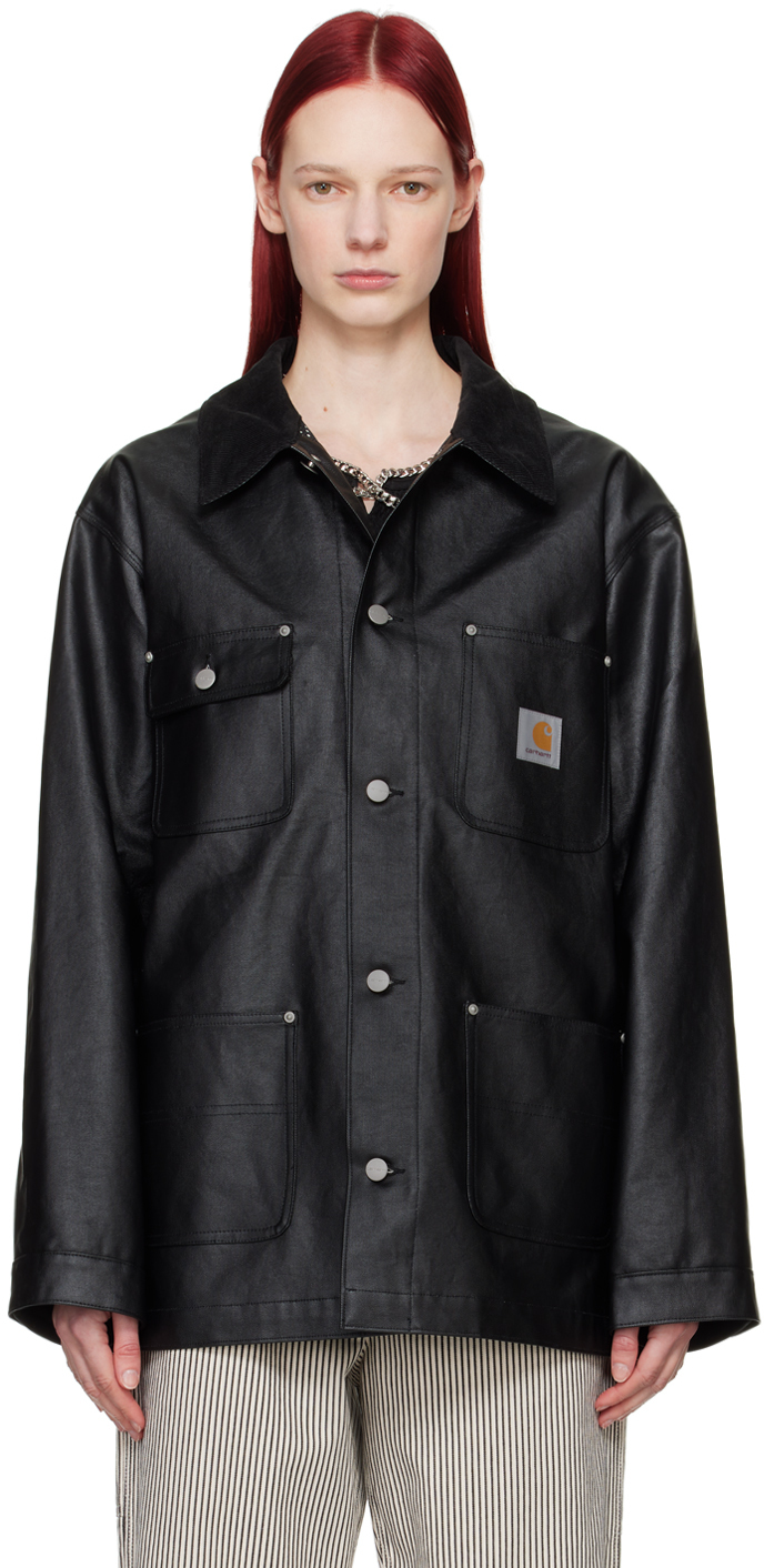 Junya Watanabe Black Carhartt Work In Progress Edition Jacket In 1 Black