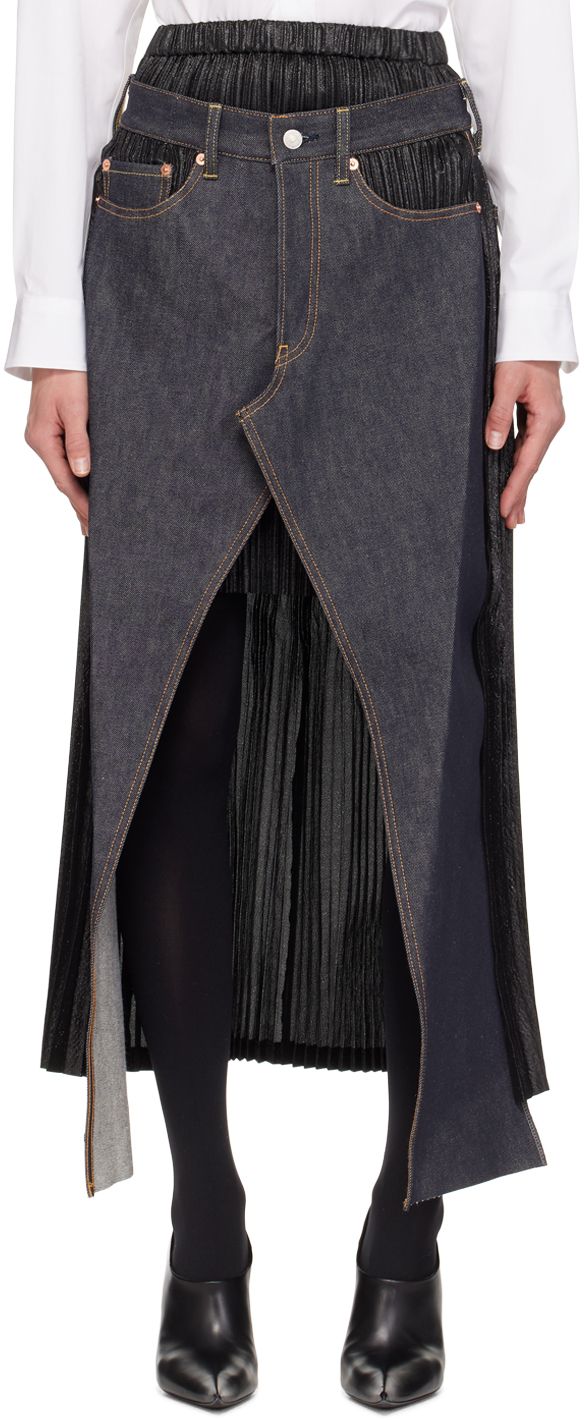 Jupe Trapèze Junya Watanabe Comme Des Garçons Taille 34 Noire - Occasion Très Bon état