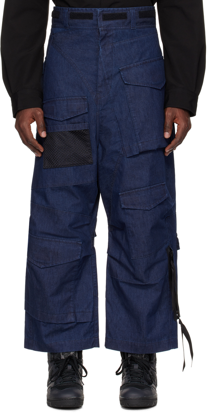 Indigo Multi Pocket Jeans