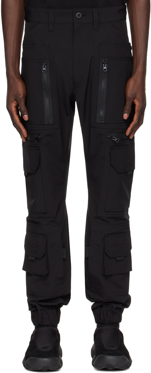 Junya Watanabe: Black Pockets Cargo Pants | SSENSE