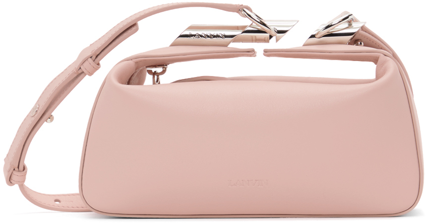 Lanvin Pink Haute Sequence Leather Clutch Bag In 520 Rosã©