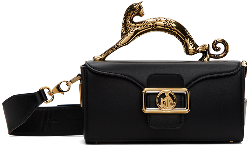 Lanvin Black Nano Pencil Cat Bag