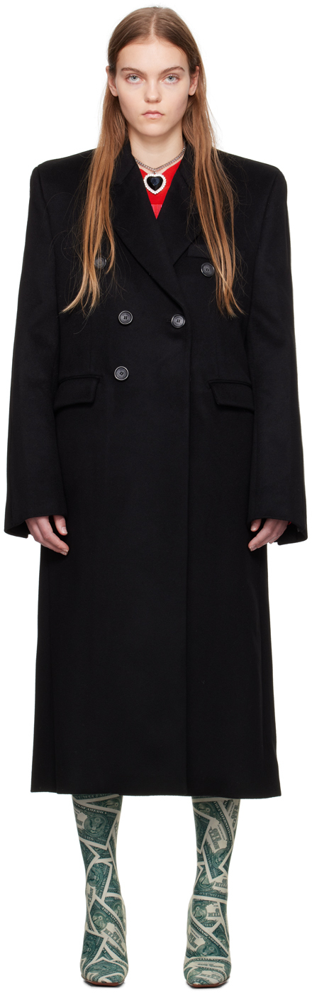 Vtmnts Black Tailored Coat