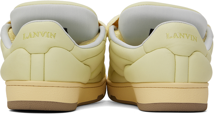 Yellow Curb XL Leather Sneakers - Thumbnail 2