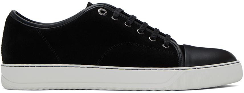 Shop Lanvin Black Dbb1 Sneakers In 10 Black