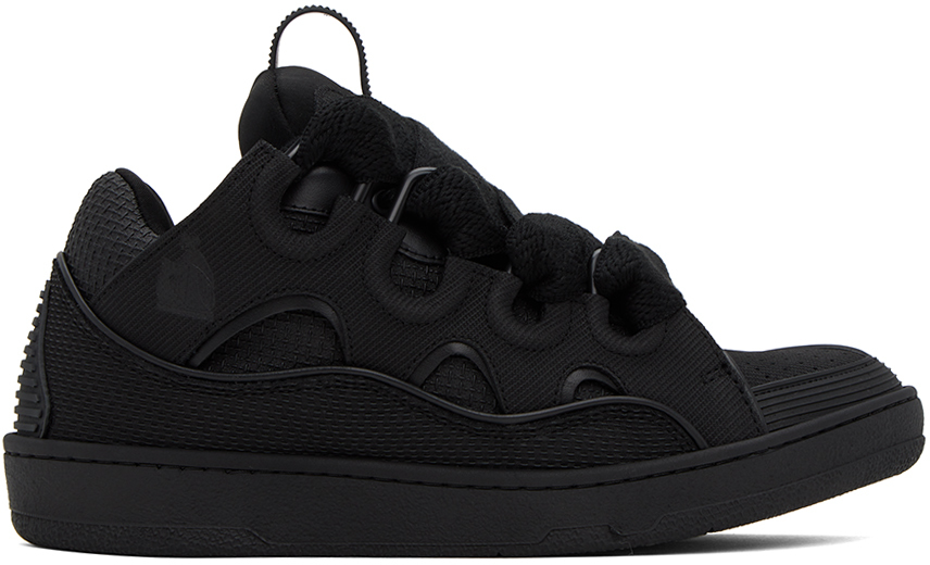 Black Curb Sneakers By Lanvin On Sale Black Curb Sneakers By Lanvin On Sale