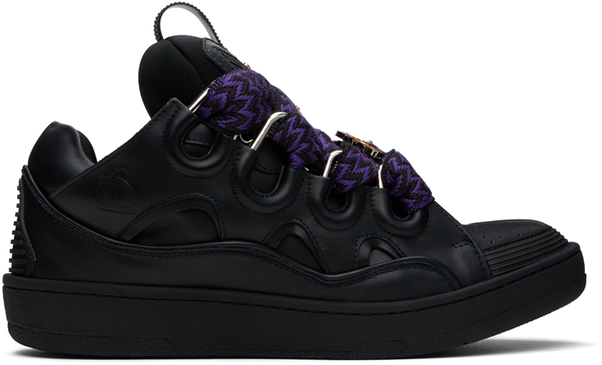 Lanvin: Black Future Edition Curb 3.0 Sneakers | SSENSE