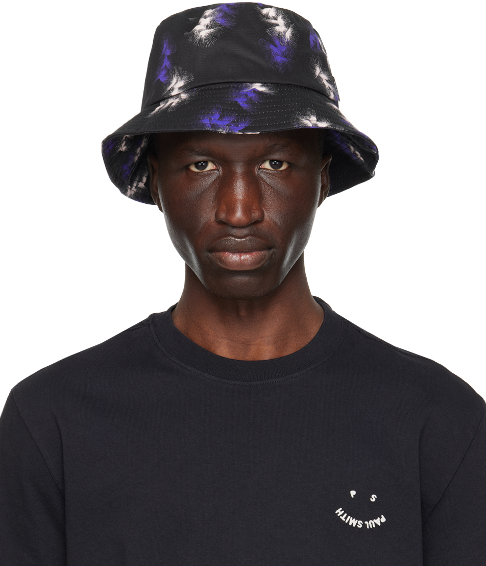 Shop Paul Smith Black Sunflare Bucket Hat In 79 Blacks