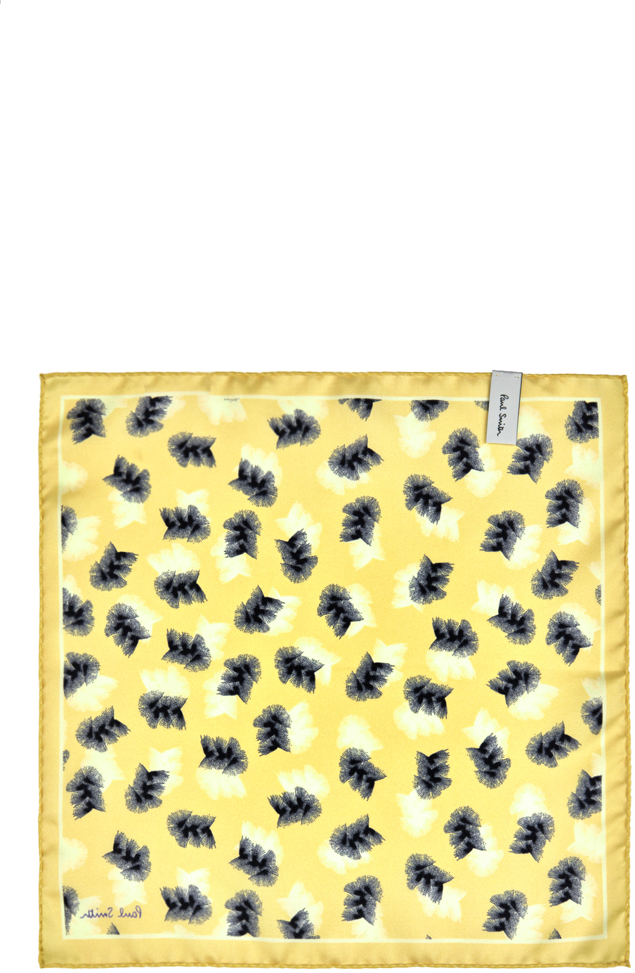 Paul Smith Silk Pocket Square In 10 Yellows