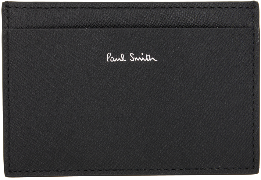 Shop Paul Smith Black Mini Blur Cardholder In 79 Blacks