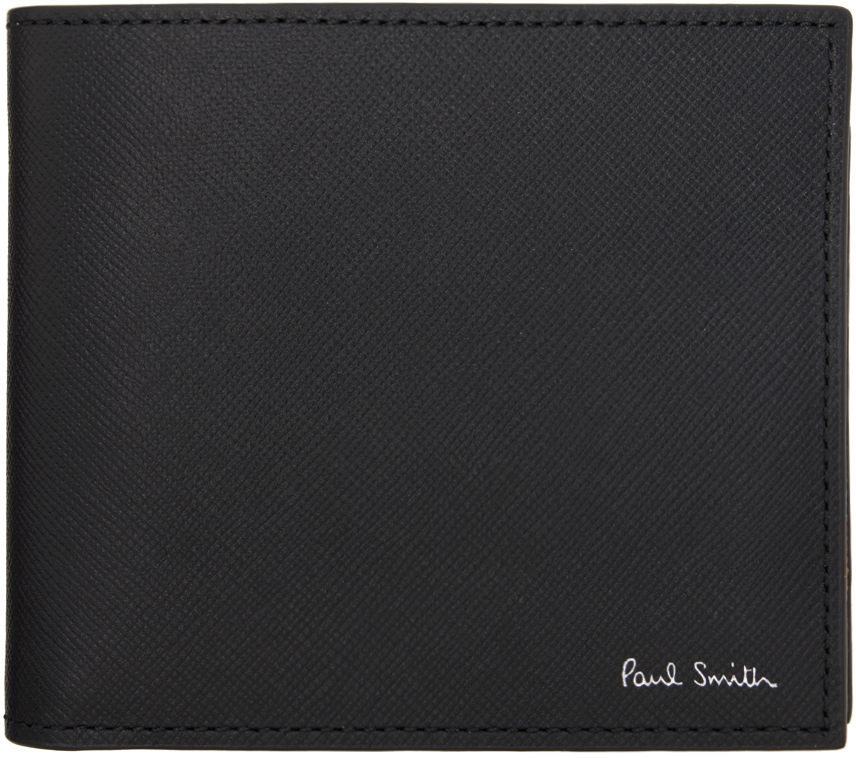 Shop Paul Smith Black 'signature Stripe Balloon' Interior Billfold Wallet In 79 Blacks