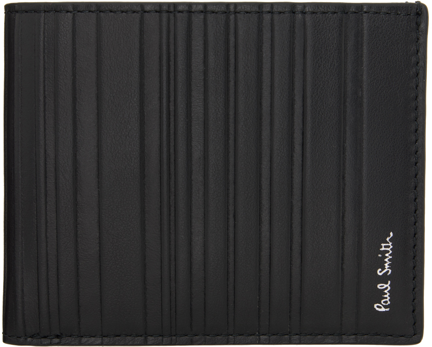Black Shadow Stripe Wallet
