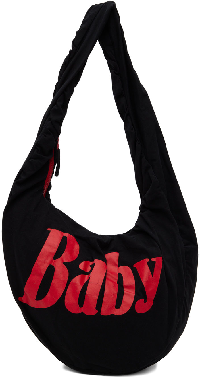 Shop Erl Black 'baby' Tote In Faded Black