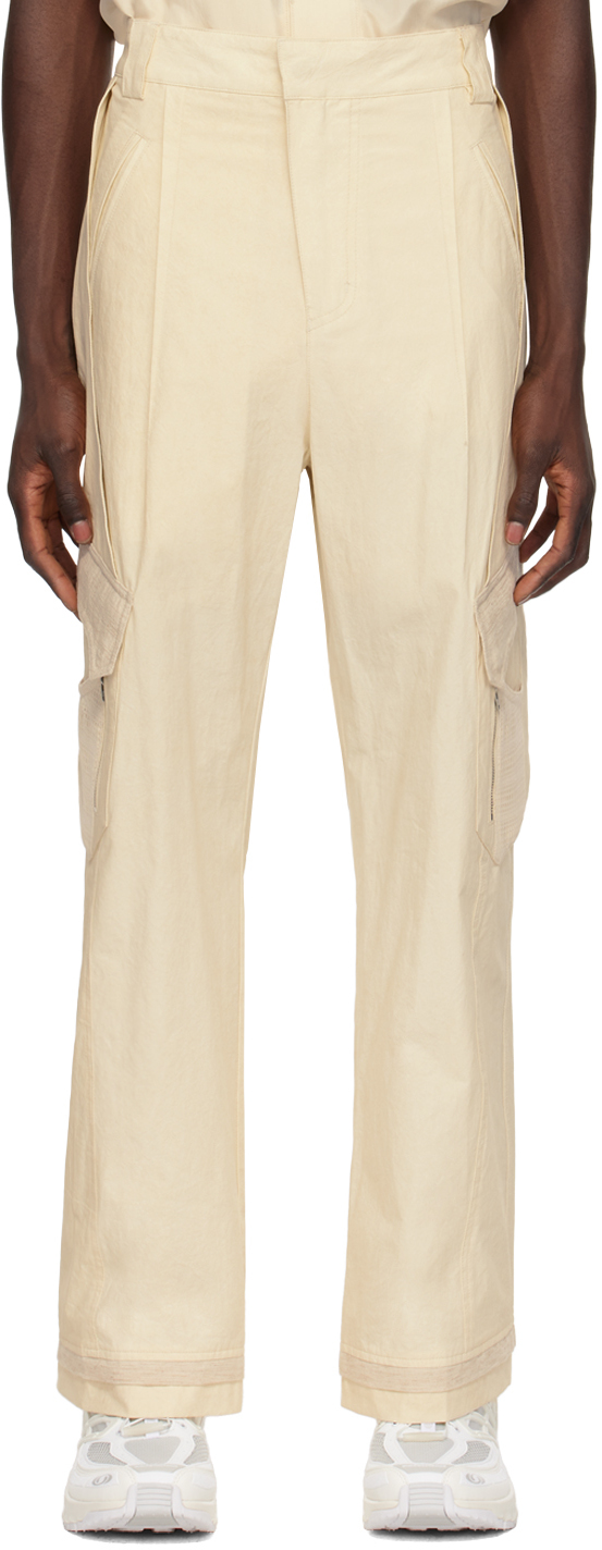Shop Xlim Ssense Exclusive Off-white Ep.5 08 Cargo Pants In Ivory