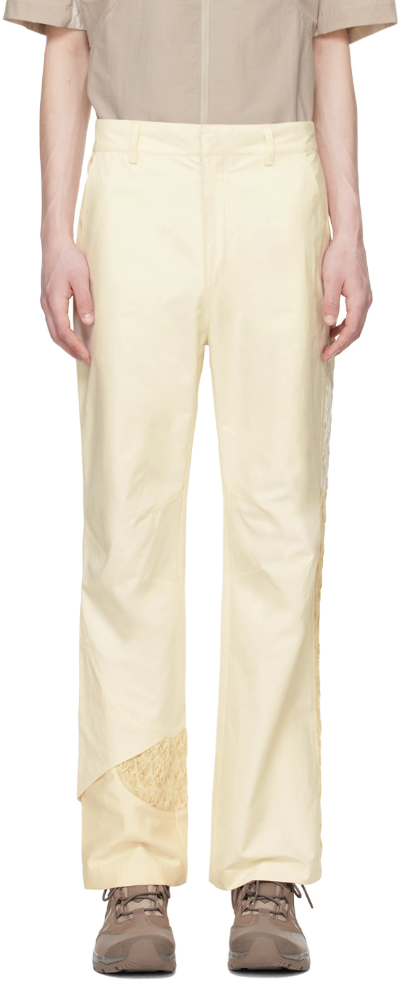 Shop Xlim Off-white Ep.5 05 Trousers In Ivory