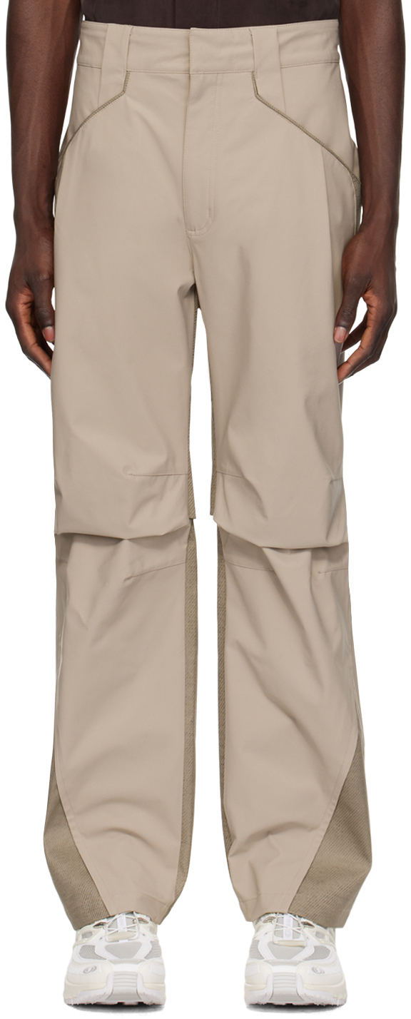 Beige EP.5 02 Trousers by XLIM on Sale