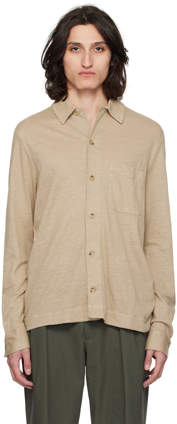 Paul Smith Beige Breathable Shirt In 60 Browns