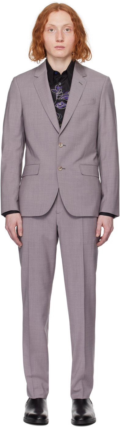Paul Smith Velvet slim-leg suit trousers | REVERSIBLE