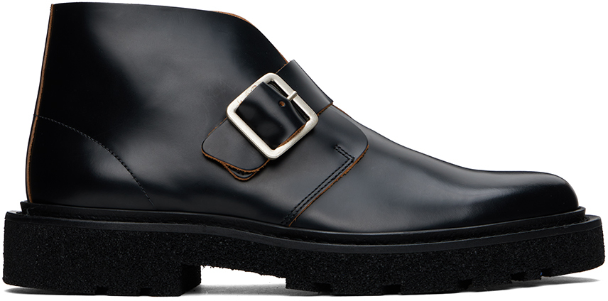 Paul Smith Black Anning Boots In 79 Blacks