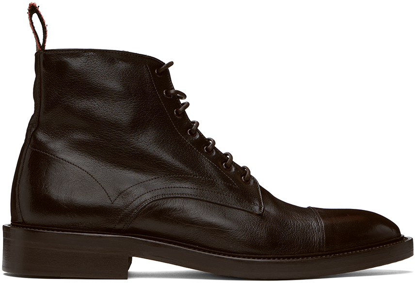 Paul Smith Argon lace-up leather shoes - Neutrals