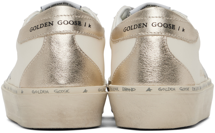 Golden Goose Logo-laced Casual Sneakers In 10740 White/ice/silv