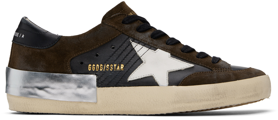 Black & Brown Super-Star Penstar Sneakers