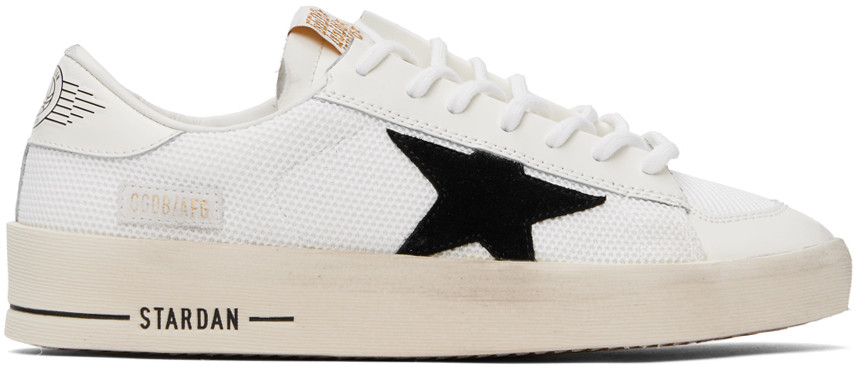 White & Black Stardan Sneakers