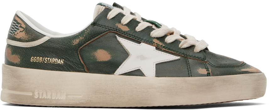 Green & White Stardan Sneakers