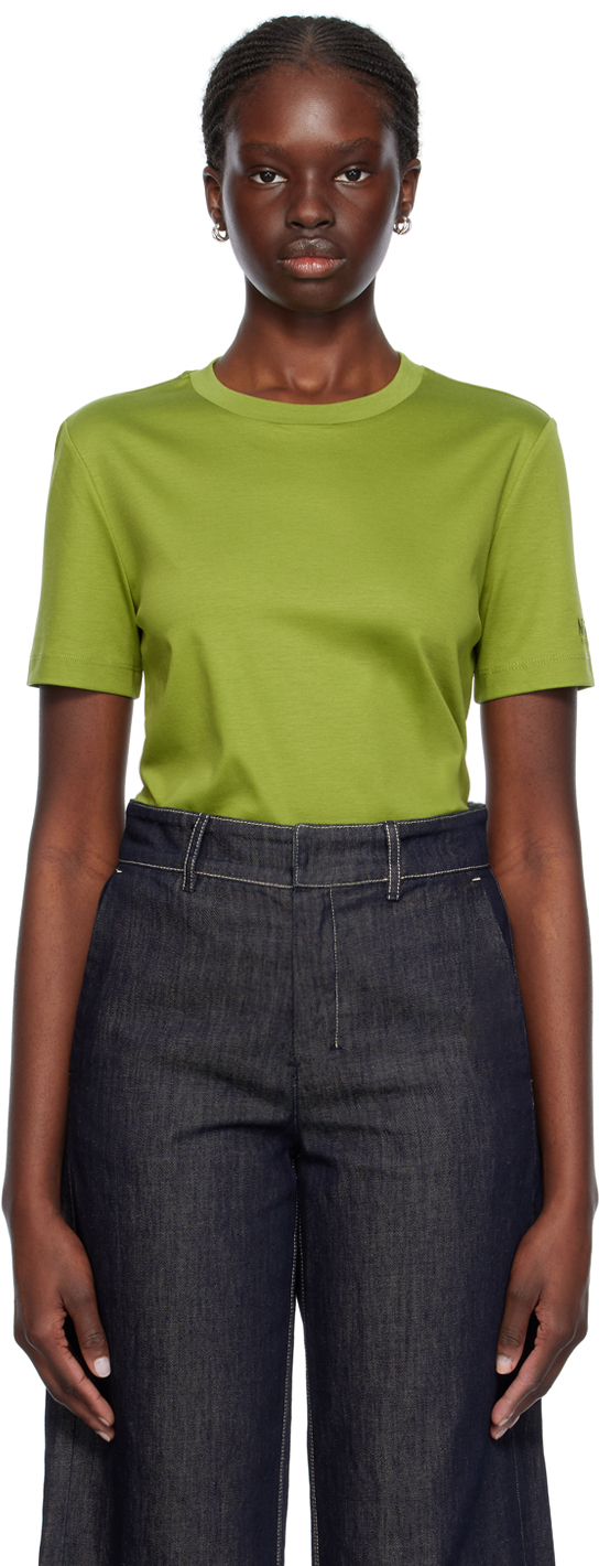 Shop Max Mara Green Cosmo T-shirt In 3 Lime Green