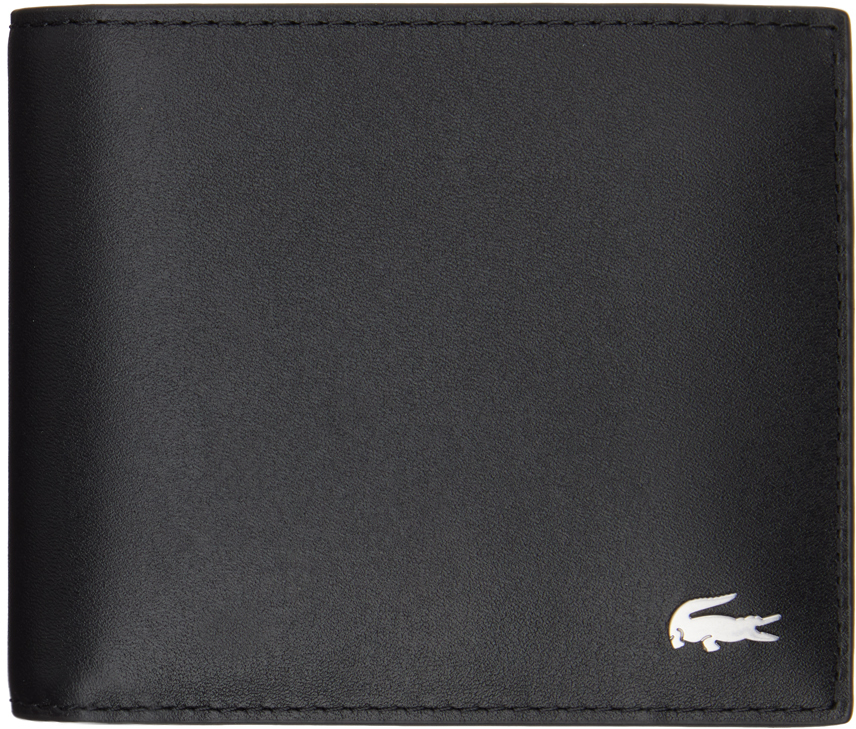 Lacoste Black Fitzgerald Leather Wallet