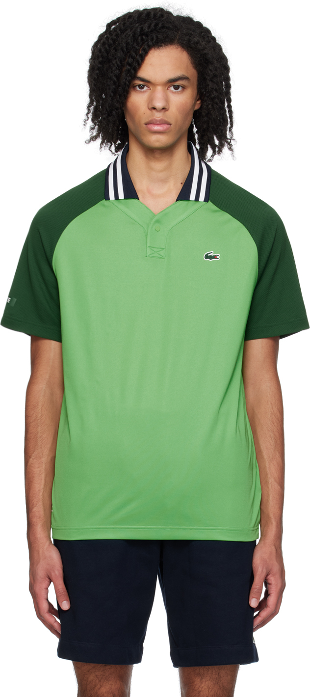 Lacoste polo shirts on sale green