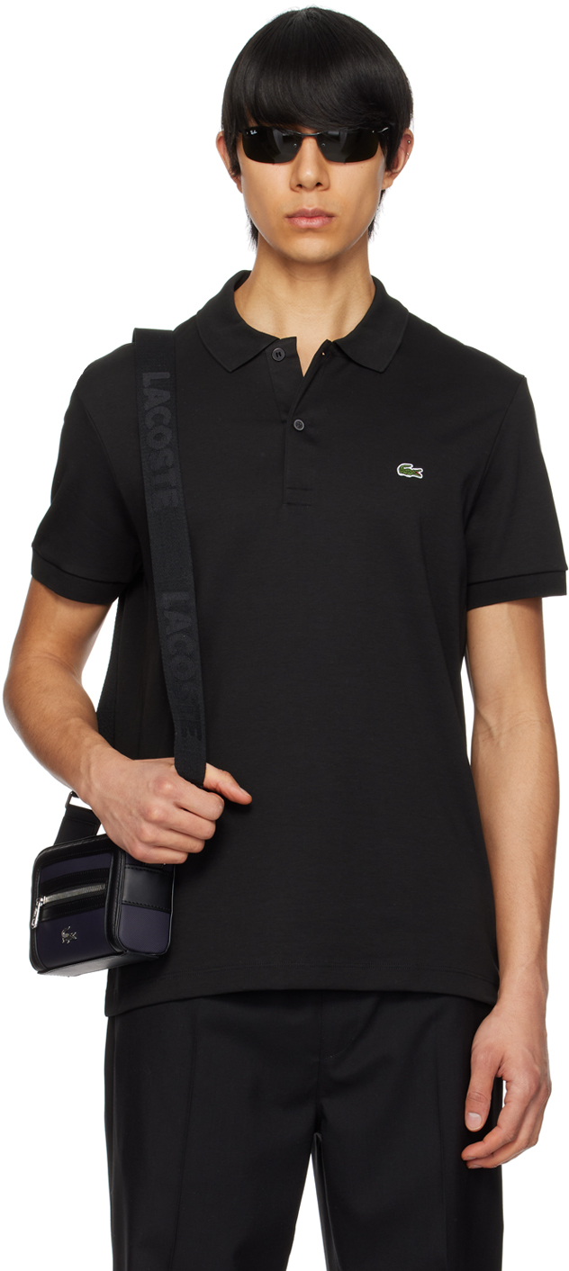 Lacoste Black Regular-fit Polo