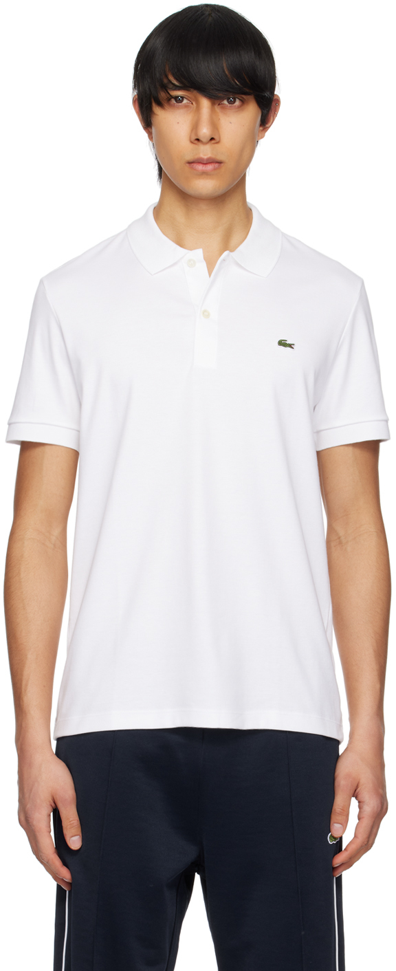 Lacoste White Regular-fit Polo