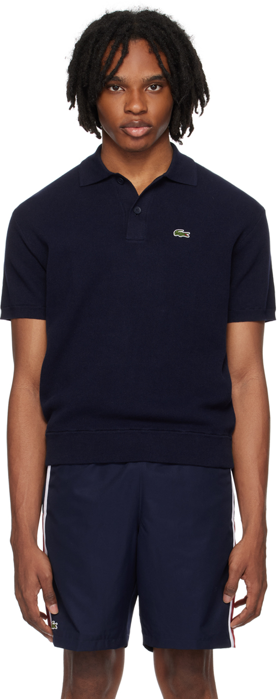 Navy Relaxed-Fit Polo