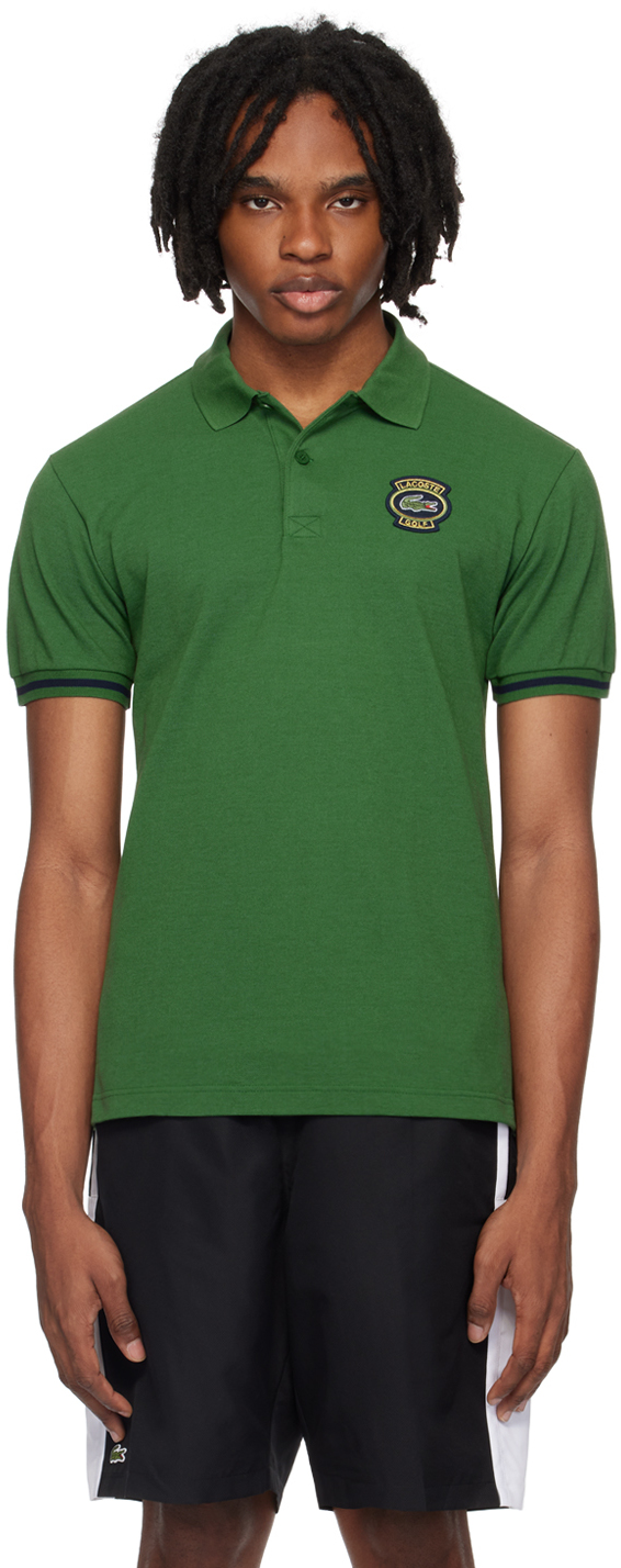 Shop Lacoste Green Golf Polo