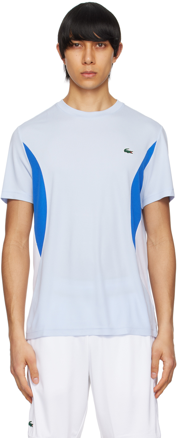 Lacoste Blue Novak Djokovic Edition T-shirt In Phoenix Blue