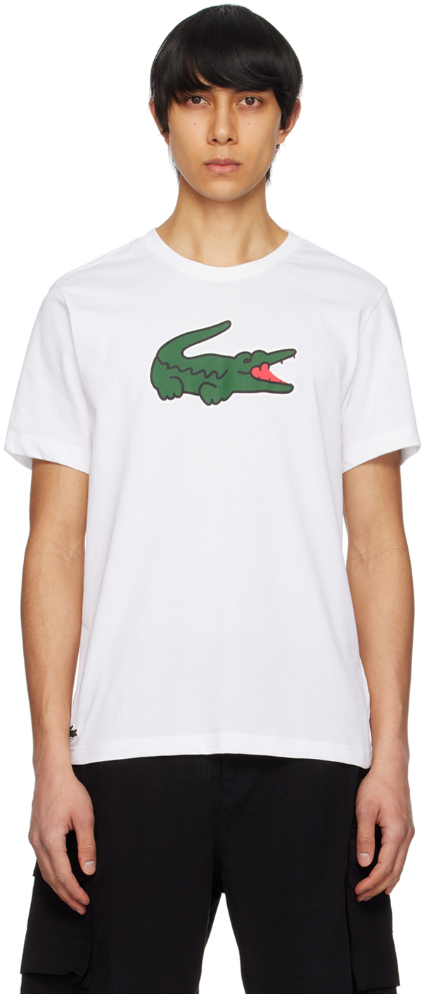 Lacoste White Croc T-shirt