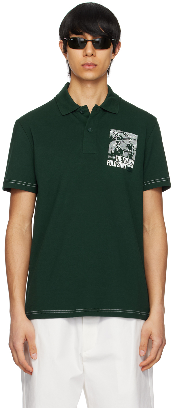 Lacoste Green Movement Polo In Sinople