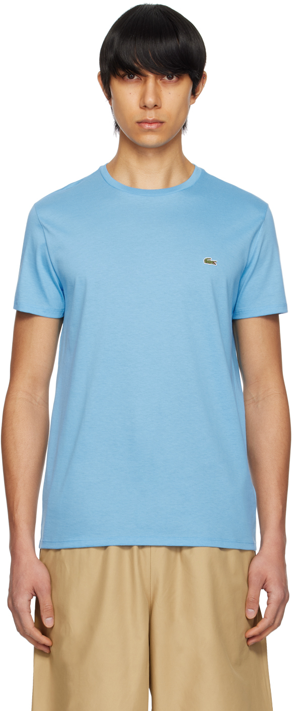 Lacoste Blue Patch T-shirt In Bonnie