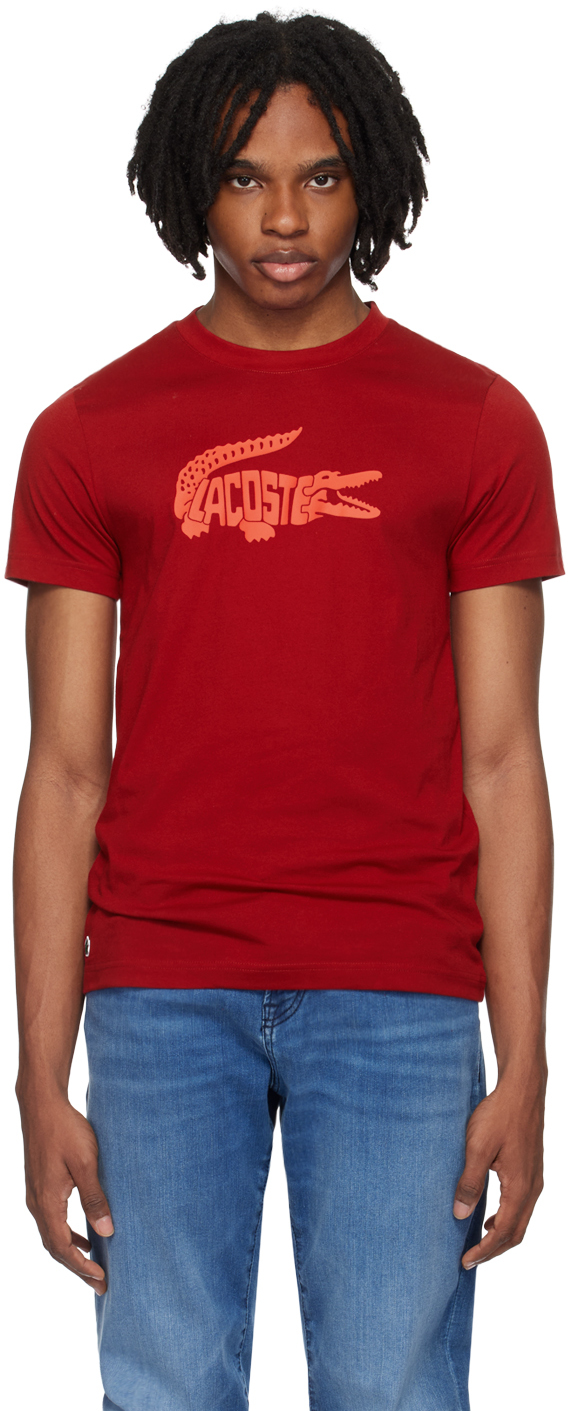 Red Croc Print T-Shirt
