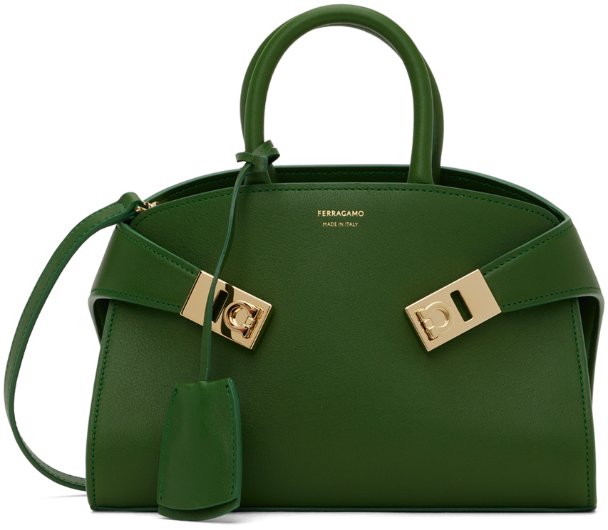 Ferragamo: Green Hug Mini Bag | SSENSE