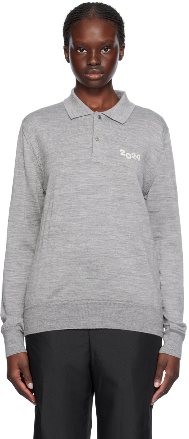 Shop Comme Des Garçons Shirt Gray '2024' Polo In 1 Grey