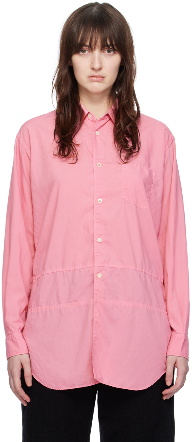 Pink Paneled Shirt