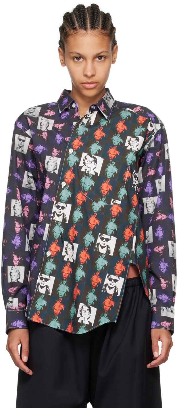 Comme des Garçons Shirtのマルチカラー アシンメトリー シャツ