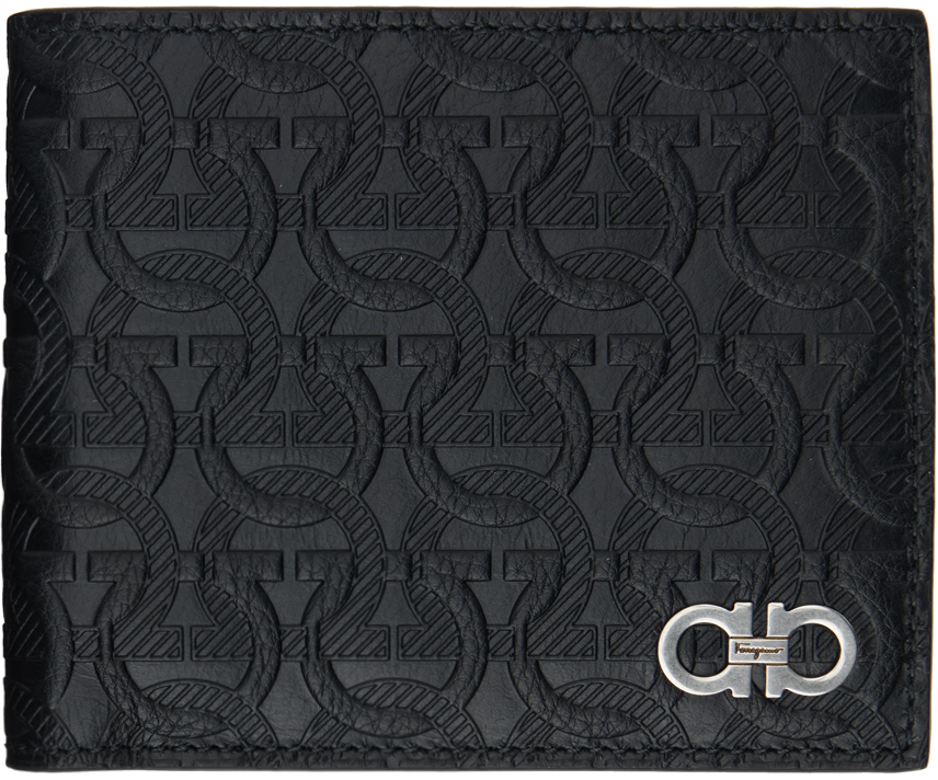 Gancini pattern leather Wallet