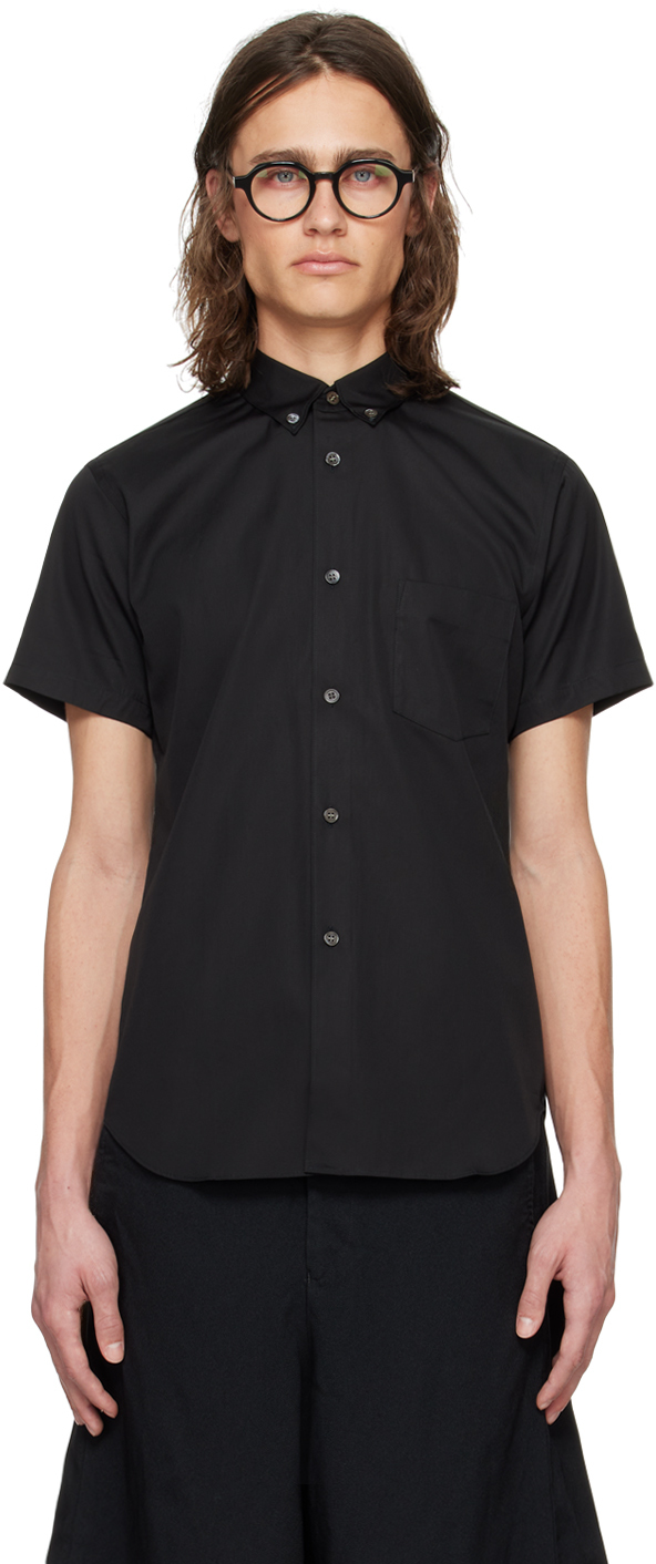 Comme Des Garçons Shirt Black Spread Collar Shirt In 1 Black