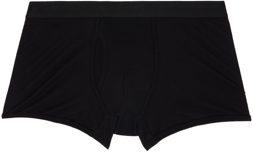 Comme des Garçons Shirt: Black Elasticized Briefs | SSENSE