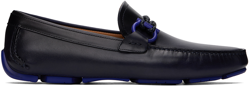 Navy Driver Loafers