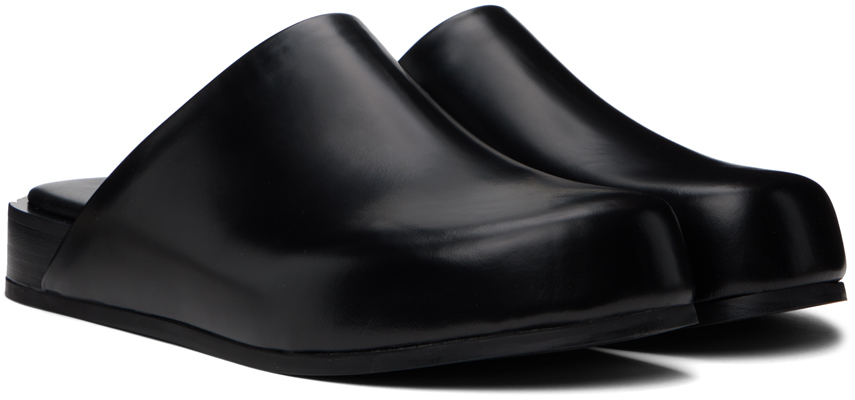 Ferragamo Black Plaque Loafers In Nero Nero