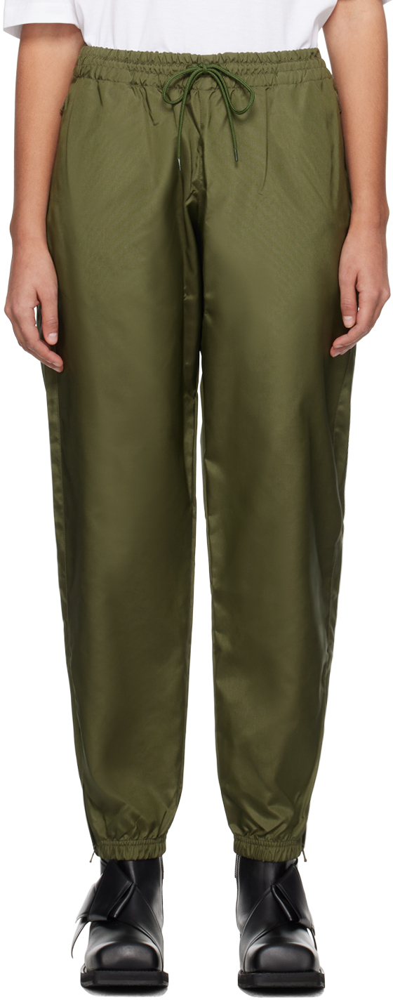 Wardrobe.nyc Green Utility Trousers In Military